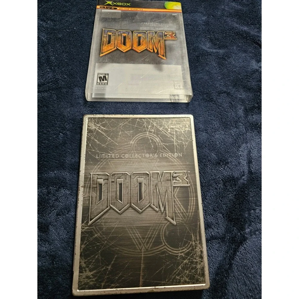 Doom 3 Limited Collector's Edition Xbox Original Steelbook Complete with Manual